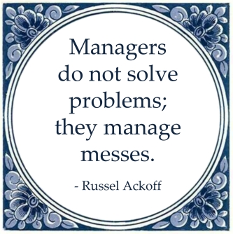 russell ackoff managers quote